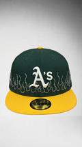 Oakland Athletics Flames