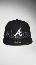 Atlanta Braves Flames (black)